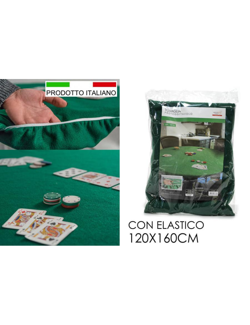 TAPPETO DA GIOCO POKER 120x160cm