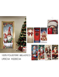 COPRIPORTA DECORO  NATALIZIO 90x220cm