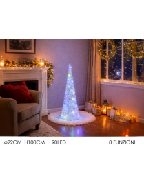 DEC.LED CONO C/ 90 LED 100cm 432843