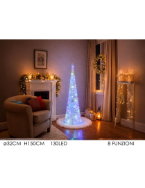 DEC.LED CONO C/130 LED 150cm 432845