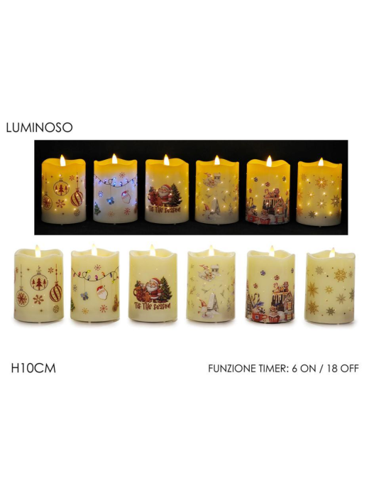 CANDELA NATALIZIA 10cm 440000