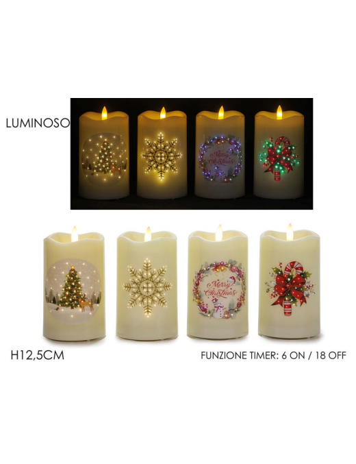 CANDELA NATALIZIA 12,5cm 440003