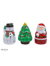 TIMER CUCINA PERSONAGGI NATALIZI  9,5cm