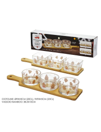 3pc STARTERS WITH BAMBOO BASE
