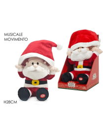 PELUCHE BABBO C/MOVIMENTO+MUSICA 28cm