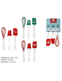 UTENSILI CUCINA NATALIZI 3pz