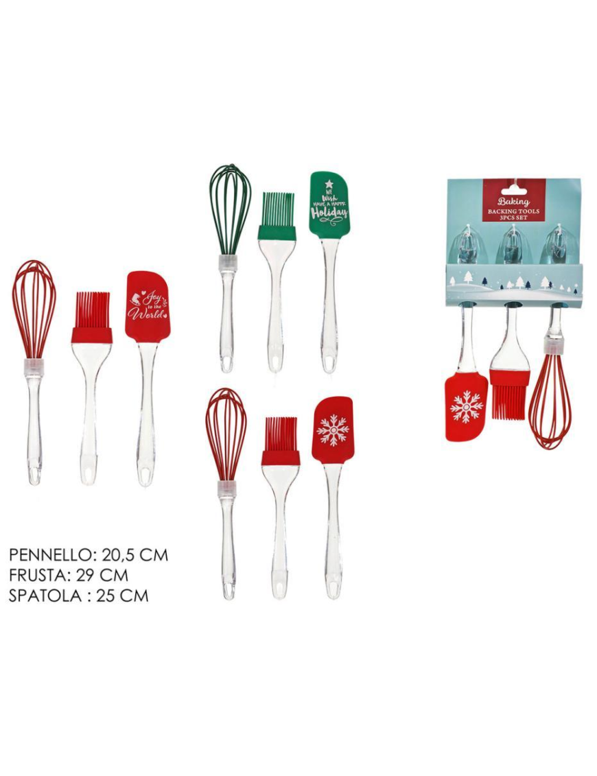 CHRISTMAS KITCHEN UTENSILS 3pcs