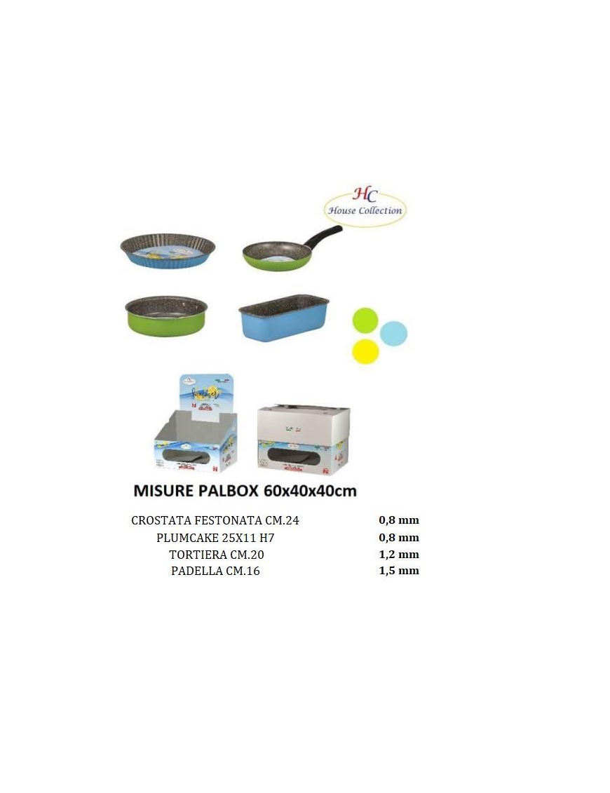 *ESP. PALBOX  60pz PENTOLAME ASS.