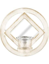 P/TEA-LIGHT C/SPECCHIO AISHA 37877 $$