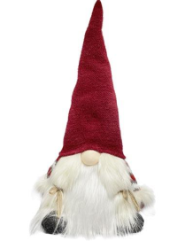 L.XMAS23 GNOMO RED  46cm 58642 $$