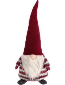 L.XMAS23 GNOMO RED  62cm 58653 $$