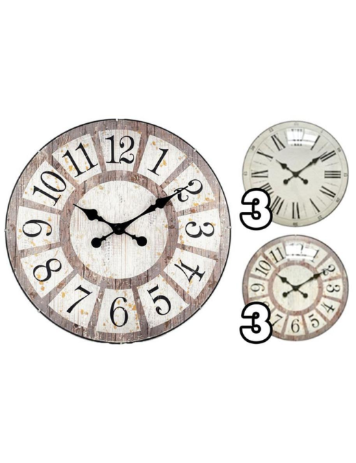 OROLOGIO PARETE BOMBATO 50cm 62334
