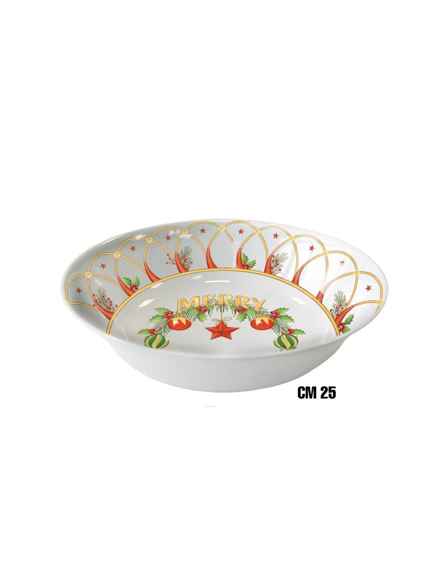 CHRISTMAS LINE SALAD BOWL 25cm
