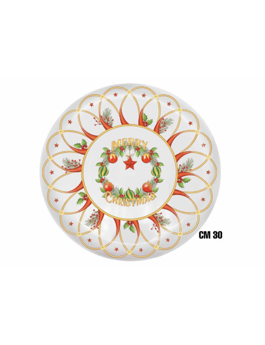 LINEA NATALIZIA  PIATTO PANETTONE 33cm