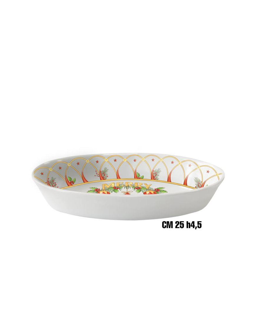 LINEA NATALIZIA  VASSOIO OVALE 25cm