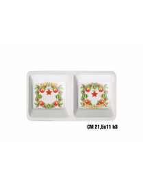 CHRISTMAS LINE SNACK BOWL FOR 2