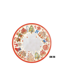 GINGERBREAD LINE FLAT PLATE 26.5cm