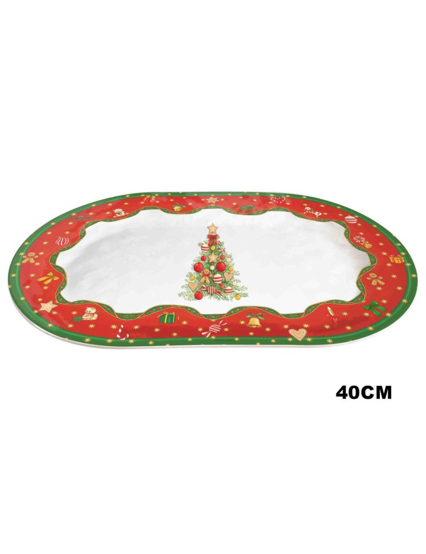 L.FASCIA NAT. VASSOIO OVALE 40x26cm