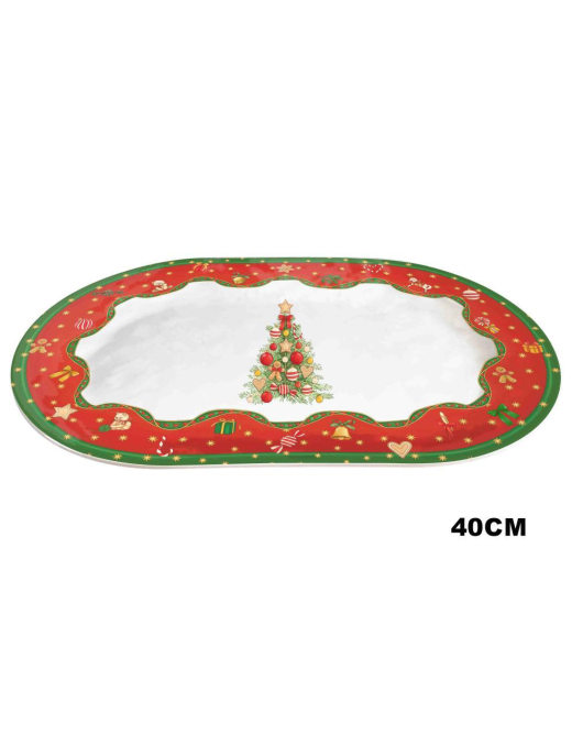 L.FASCIA NAT. VASSOIO OVALE 40x26cm