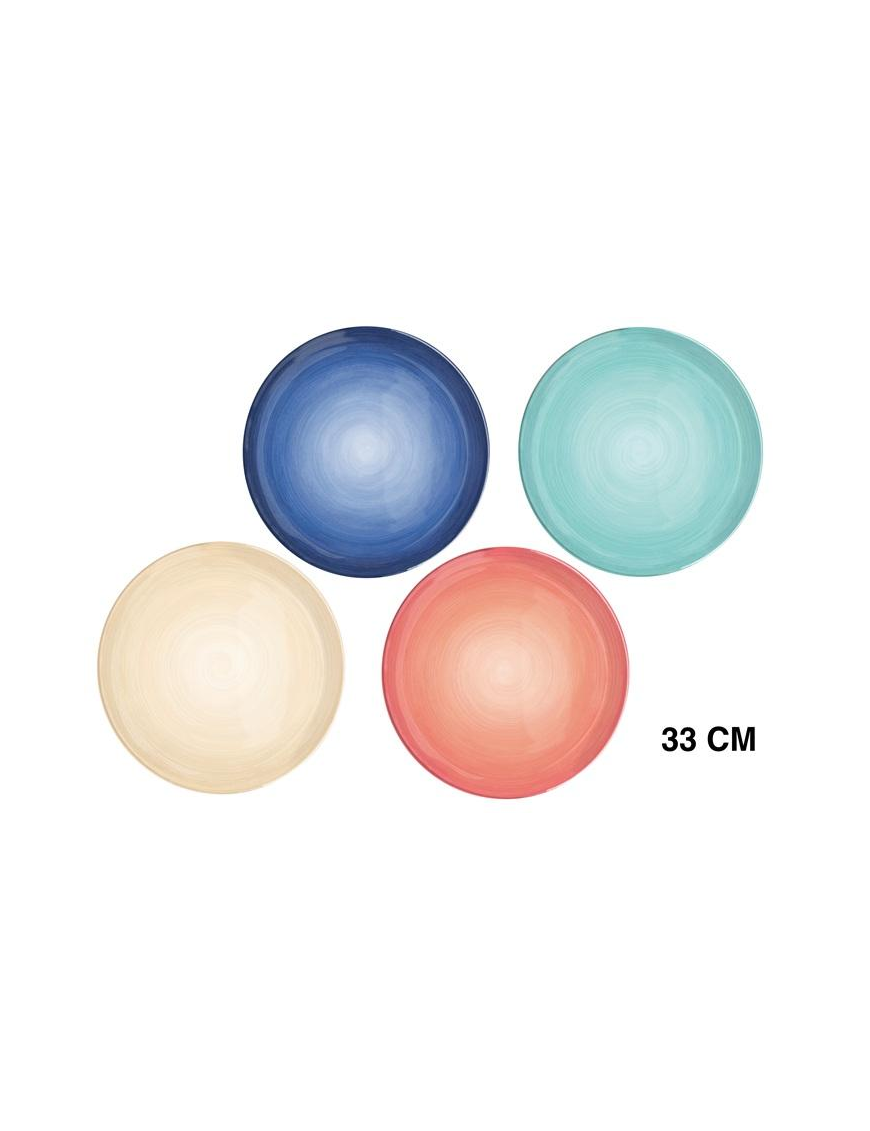 L.UNICOLORE PIATTO PIZZA 33cm 1642-0152