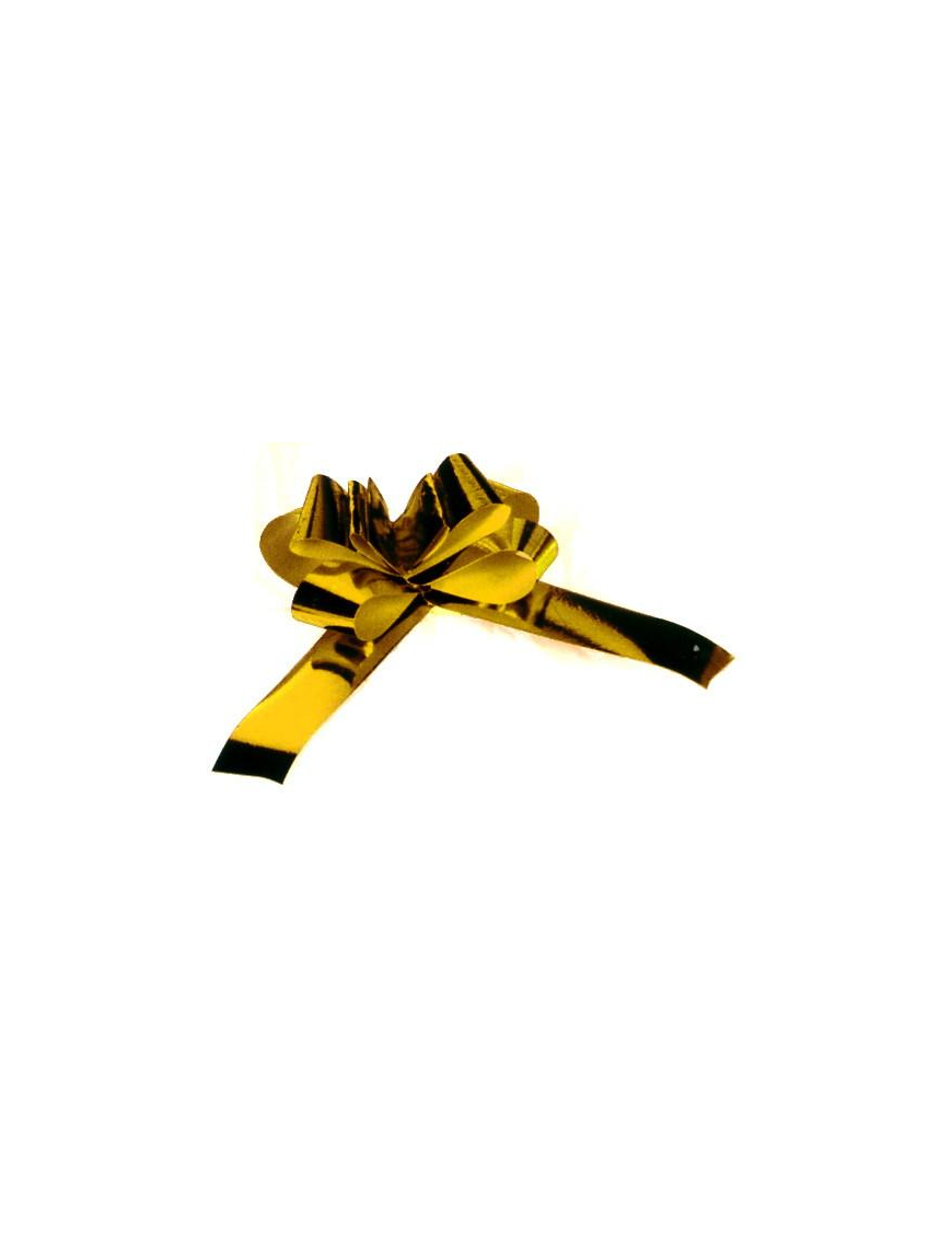 METALLIC GOLD BOW mm19 30 pieces