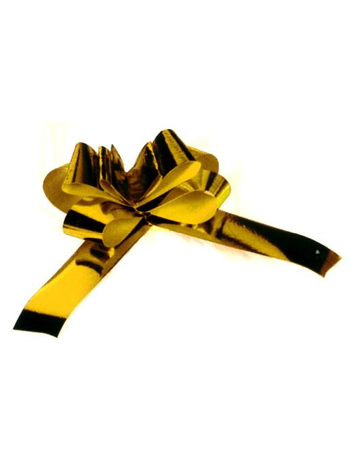 METALLIC GOLD BOW mm19 30 pieces