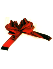 METALLIC RED BOW mm19 30 pieces