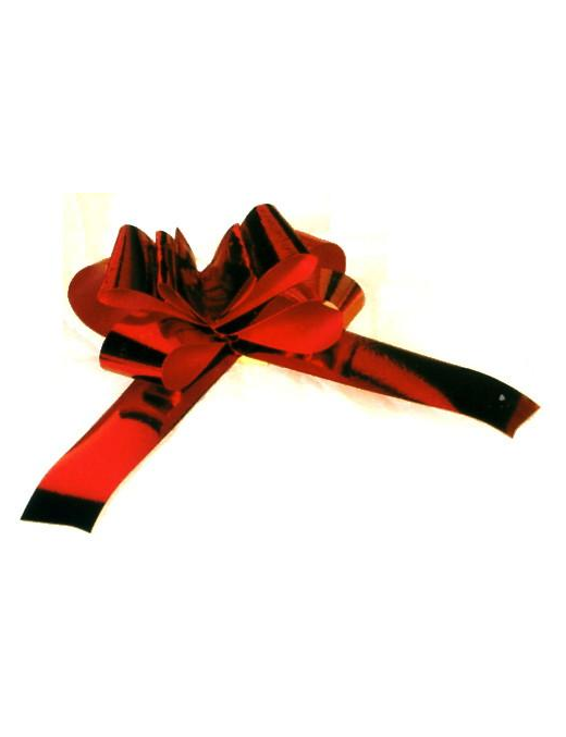 FIOCCO ROSSO METALLIZZATO mm19 30pezzi