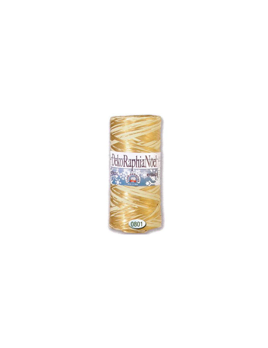 NASTRO ROTOLO 100m CREMA/ORO