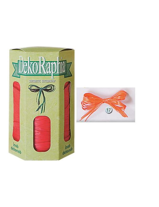 DEKORAPHIA ARANCIO NASTRO ROTOLO 200 METRI