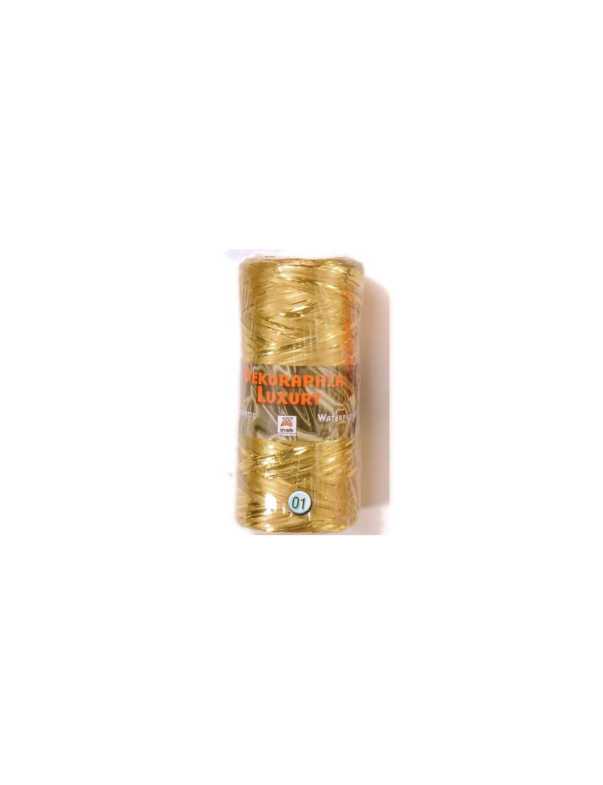 ROLL OF RIBBON 100m GOLD