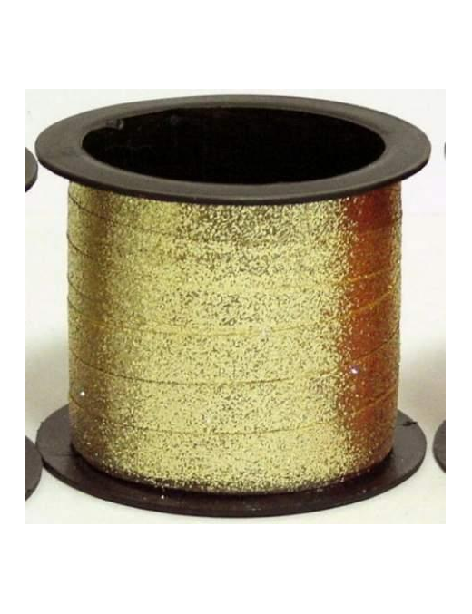 GLITTERED GOLD RIBBON mm10/50m