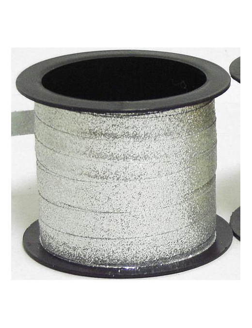 NASTRO ARGENTO BRILLANTINATO mm10/50m