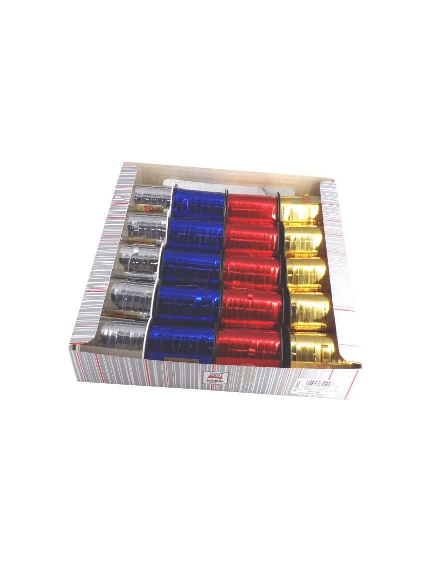 NASTRO MIGNON COLORI METALLIZZATI ASSORTITI mm10/10m