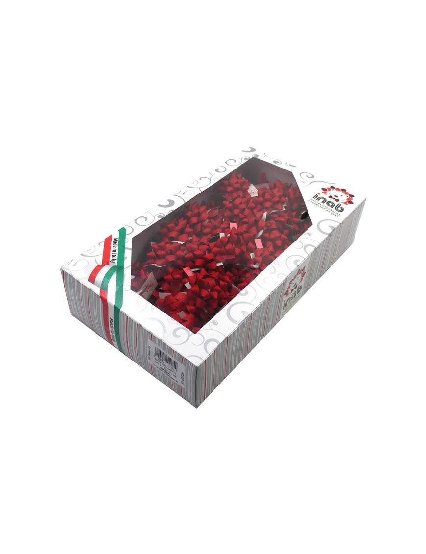 COCCARDE ROSSO BRILLANTATE 70pezzi 7mm