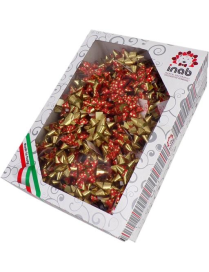 GLAMOR RED ROSETTES 100 pieces 10mm