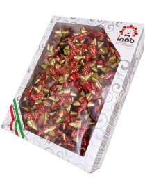 GLAMOR RED ROSETTES 100 pieces 14mm