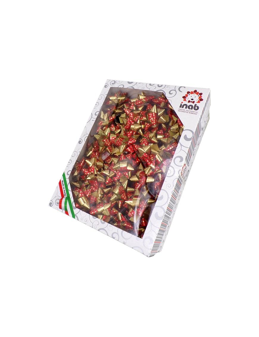 COCCARDE ROSSO GLAMOUR 100pezzi 14mm