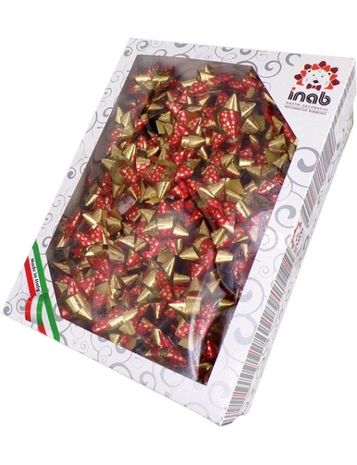 COCCARDE ROSSO GLAMOUR 100pezzi 14mm