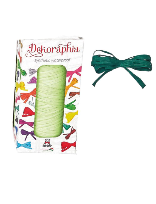 DEKORAPHIA  ROT.NASTRO 200mt VERDE 10830