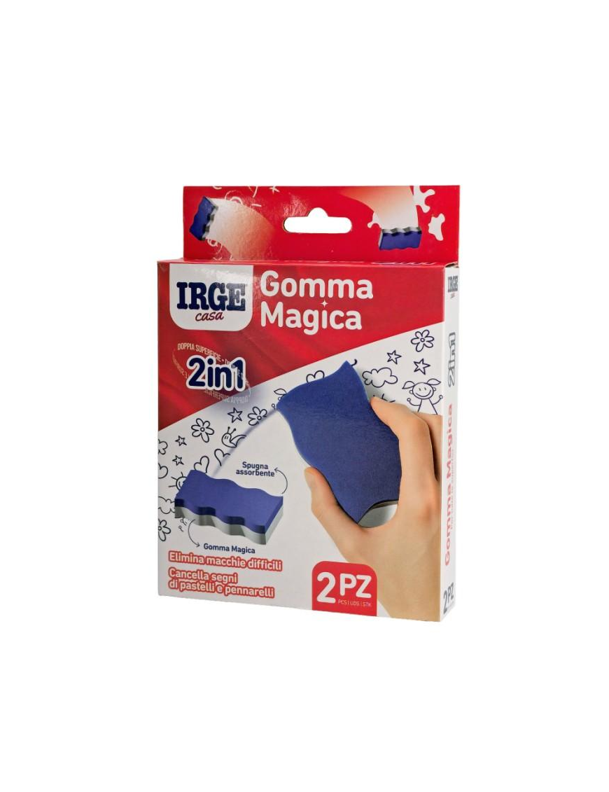 GOMMA MAGICA 2in1  2pz GOM7516A