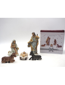 NATIVITY SET 5 PIECES 11 CENTIMETERS