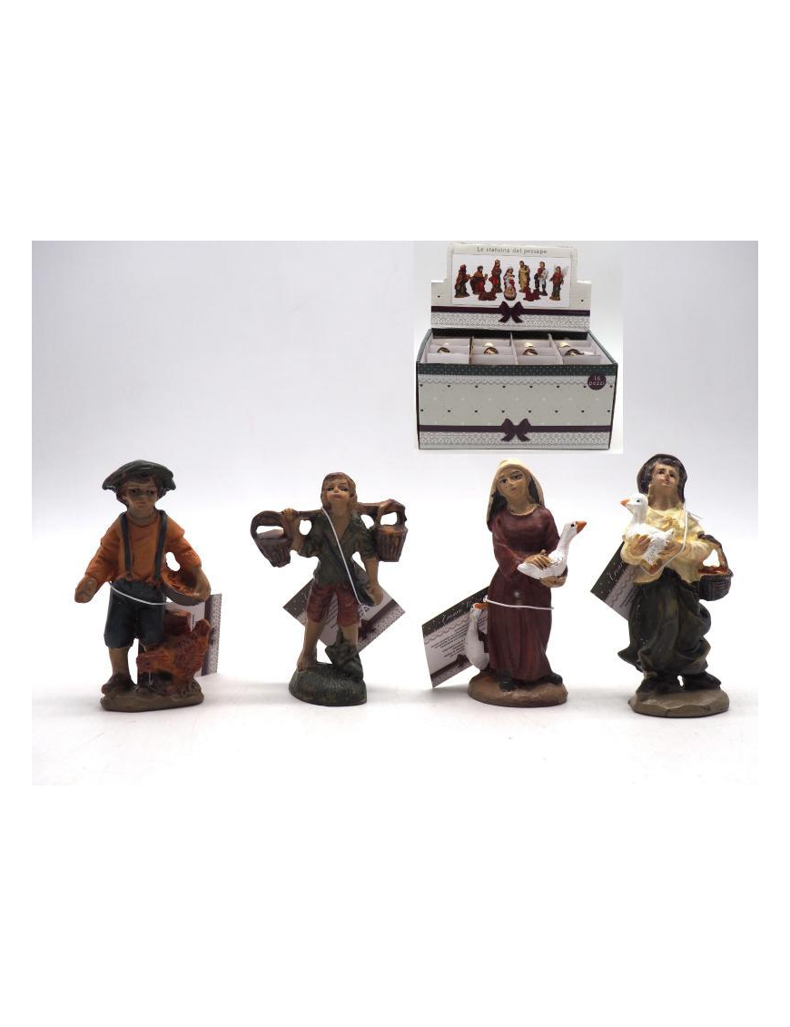 SHEPHERD CHARACTER WITH ANIMAL 8.2-10 CENTIMETERS