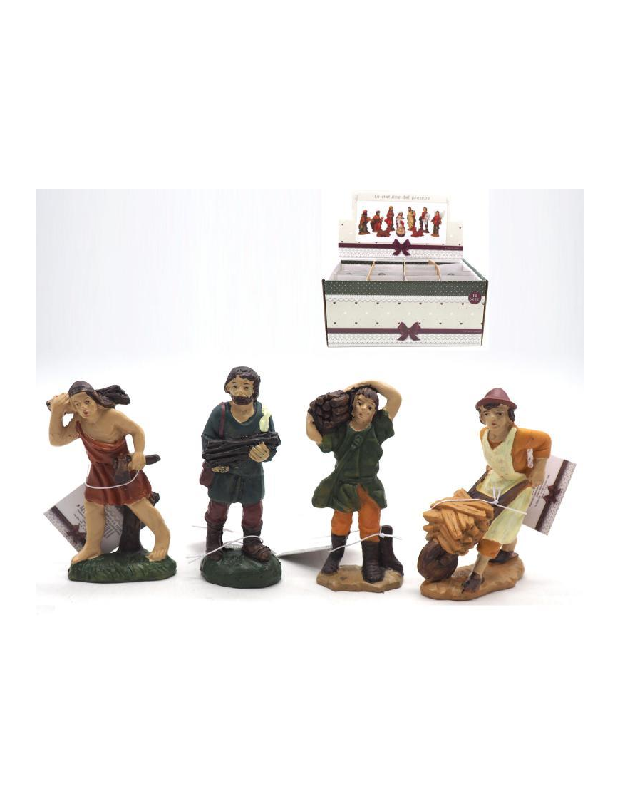 MAN CHARACTER WITH WOOD 9.5-10cm