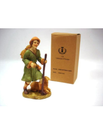 SHEPHERD CHARACTER WITH SHEEP 17 CENTIMETERS