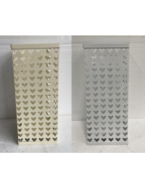 PORTAOMBRELLO METALLO CUORI QUADRO 42cm