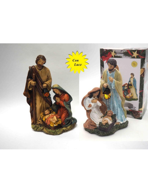 NATIVITY WITH 18 CENTIMETER LANTERN