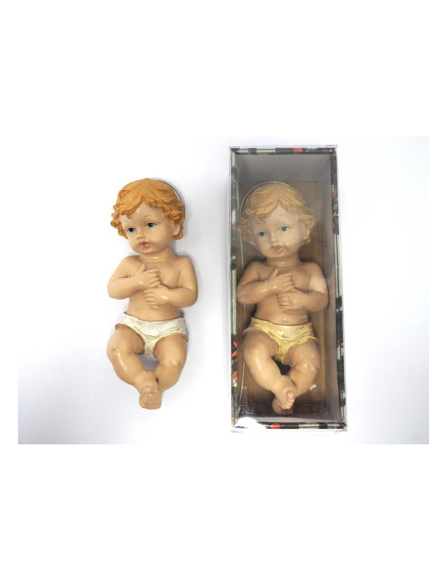 GESU' BAMBINO CON AUREOLA 26 CENTIMETRI