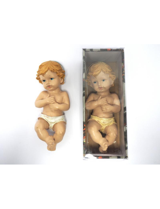 GESU' BAMBINO CON AUREOLA 26 CENTIMETRI