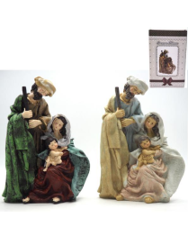 NATIVITY WITH CLOTHES IN 24 CENTIMETER FABRIC